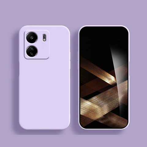 Funda Silicona Ultrafina Goma 360 Grados Carcasa para Xiaomi Poco C65 Purpura Claro