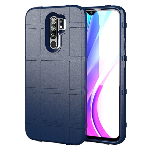 Funda Silicona Ultrafina Goma 360 Grados Carcasa para Xiaomi Poco M2 Azul