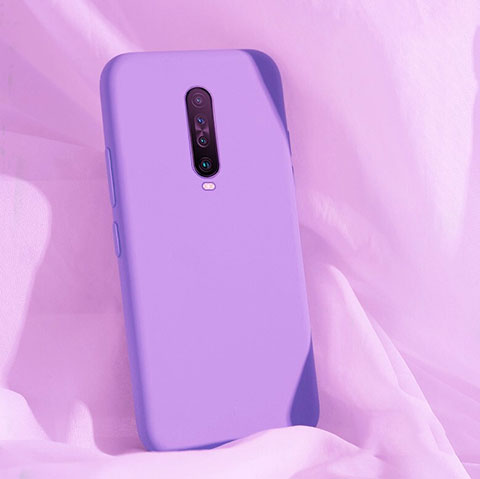 Funda Silicona Ultrafina Goma 360 Grados Carcasa para Xiaomi Poco X2 Morado