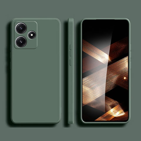 Funda Silicona Ultrafina Goma 360 Grados Carcasa para Xiaomi Redmi 12 5G Verde