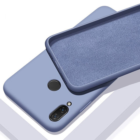 Funda Silicona Ultrafina Goma 360 Grados Carcasa para Xiaomi Redmi 7 Azul Cielo