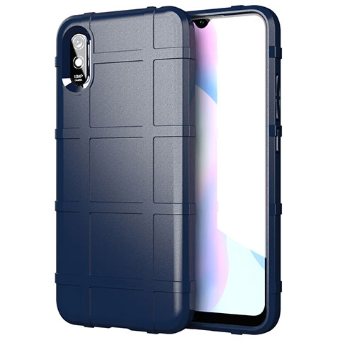 Funda Silicona Ultrafina Goma 360 Grados Carcasa para Xiaomi Redmi 9A Azul