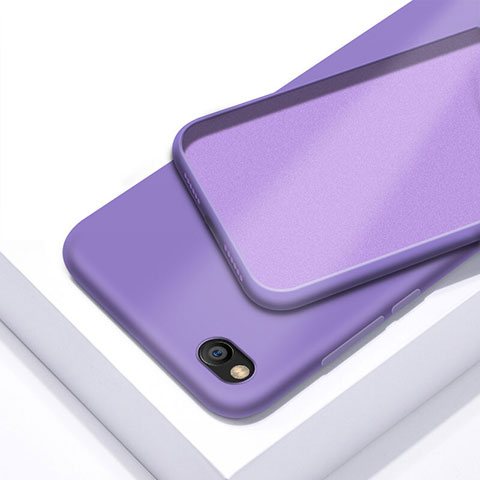 Funda Silicona Ultrafina Goma 360 Grados Carcasa para Xiaomi Redmi Go Morado