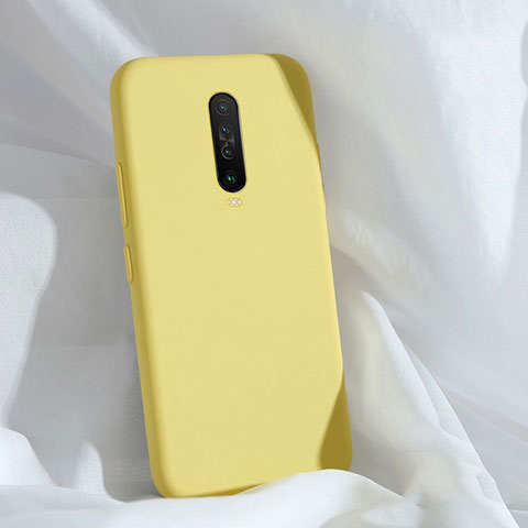 Funda Silicona Ultrafina Goma 360 Grados Carcasa para Xiaomi Redmi K30i 5G Amarillo