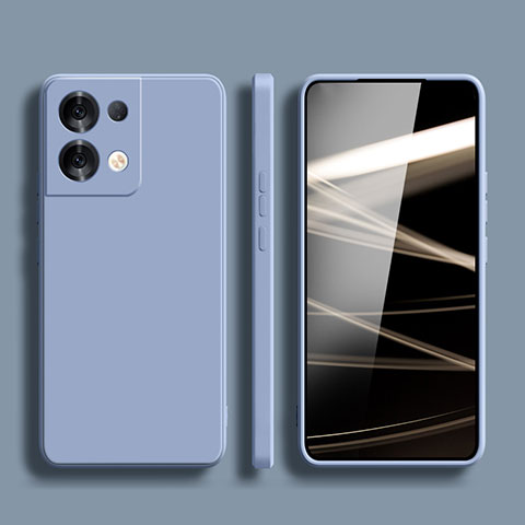 Funda Silicona Ultrafina Goma 360 Grados Carcasa para Xiaomi Redmi Note 13 5G Gris Lavanda