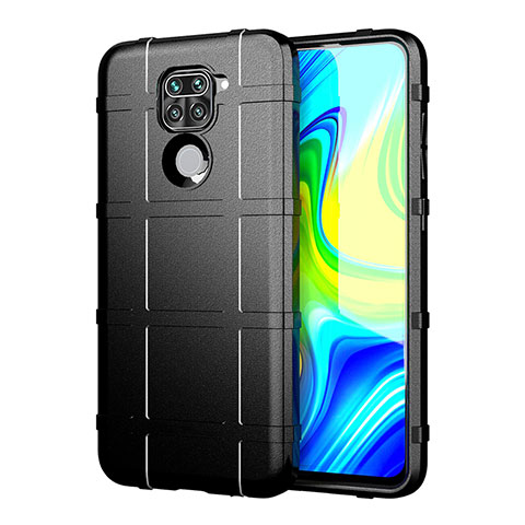 Funda Silicona Ultrafina Goma 360 Grados Carcasa para Xiaomi Redmi Note 9 Negro