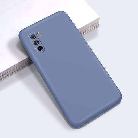 Funda Silicona Ultrafina Goma 360 Grados Carcasa S01 para Huawei Mate 40 Lite 5G Gris Lavanda