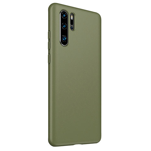 Funda Silicona Ultrafina Goma 360 Grados Carcasa S01 para Huawei P30 Pro New Edition Verde