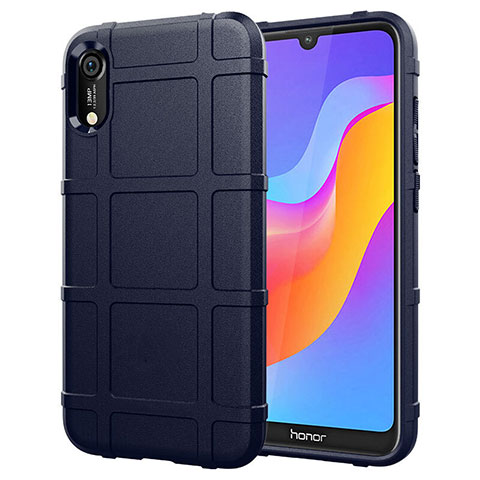 Funda Silicona Ultrafina Goma 360 Grados Carcasa S01 para Huawei Y6 (2019) Azul