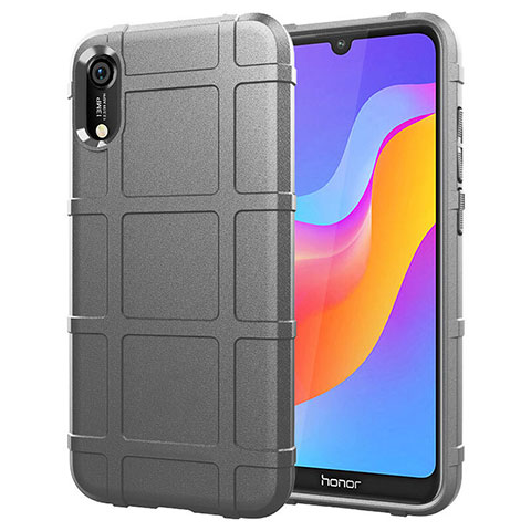 Funda Silicona Ultrafina Goma 360 Grados Carcasa S01 para Huawei Y6 (2019) Plata