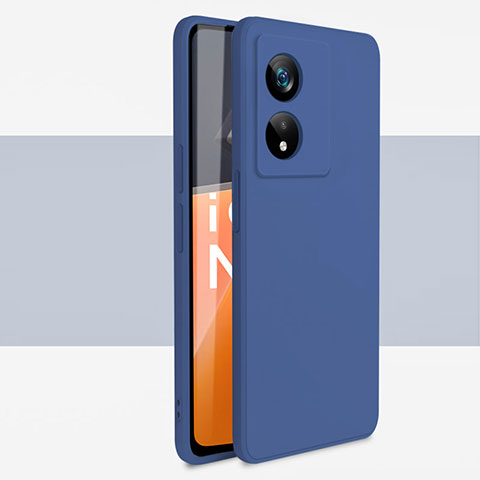 Funda Silicona Ultrafina Goma 360 Grados Carcasa S01 para Oppo A1 Pro 5G Azul