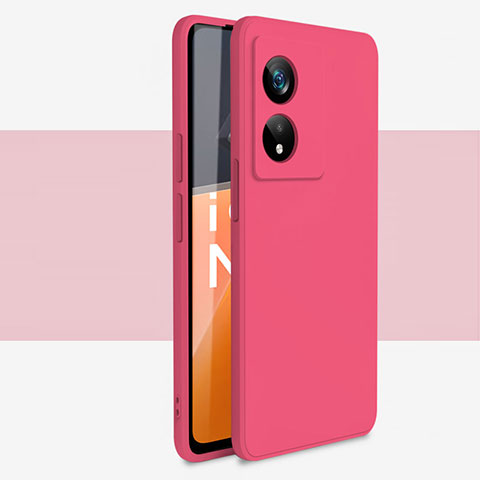 Funda Silicona Ultrafina Goma 360 Grados Carcasa S01 para Oppo A1 Pro 5G Rojo