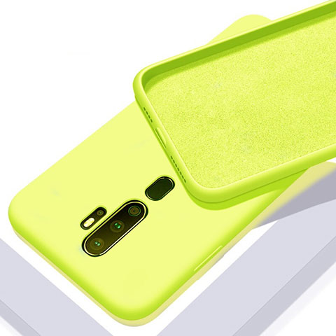 Funda Silicona Ultrafina Goma 360 Grados Carcasa S01 para Oppo A11X Amarillo