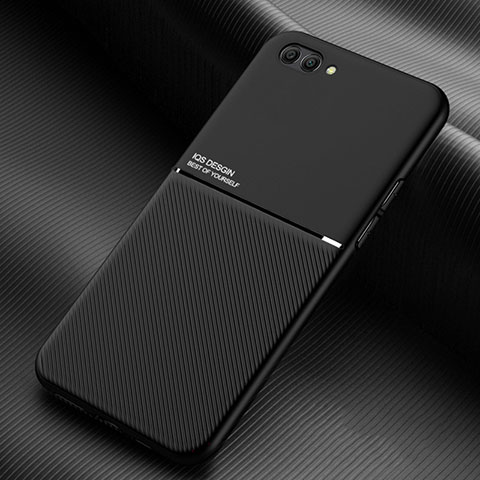 Funda Silicona Ultrafina Goma 360 Grados Carcasa S01 para Oppo A12e Negro