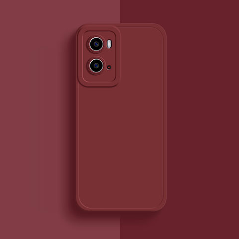 Funda Silicona Ultrafina Goma 360 Grados Carcasa S01 para Oppo A36 Rojo