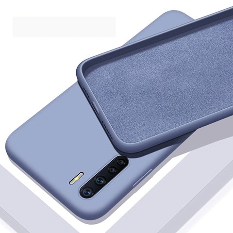 Funda Silicona Ultrafina Goma 360 Grados Carcasa S01 para Oppo A91 Gris