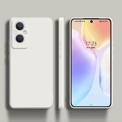 Funda Silicona Ultrafina Goma 360 Grados Carcasa S01 para Oppo A96 5G Blanco