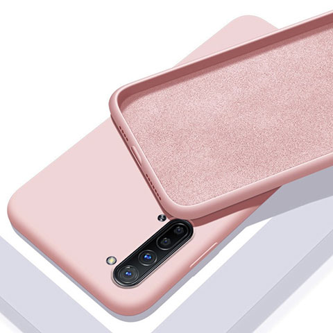 Funda Silicona Ultrafina Goma 360 Grados Carcasa S01 para Oppo F15 Rosa