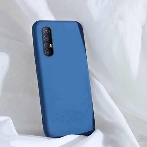 Funda Silicona Ultrafina Goma 360 Grados Carcasa S01 para Oppo Find X2 Neo Azul