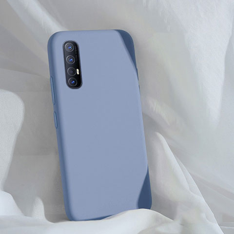 Funda Silicona Ultrafina Goma 360 Grados Carcasa S01 para Oppo Find X2 Neo Gris