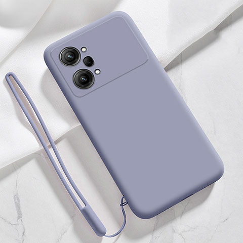 Funda Silicona Ultrafina Goma 360 Grados Carcasa S01 para Oppo K10 Pro 5G Gris Lavanda