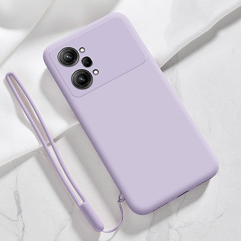 Funda Silicona Ultrafina Goma 360 Grados Carcasa S01 para Oppo K10 Pro 5G Purpura Claro