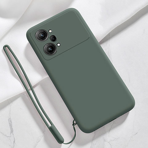 Funda Silicona Ultrafina Goma 360 Grados Carcasa S01 para Oppo K10 Pro 5G Verde Noche