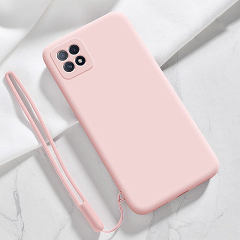 Funda Silicona Ultrafina Goma 360 Grados Carcasa S01 para Oppo Reno4 SE 5G Rosa