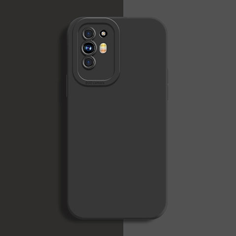 Funda Silicona Ultrafina Goma 360 Grados Carcasa S01 para Oppo Reno5 Z 5G Negro