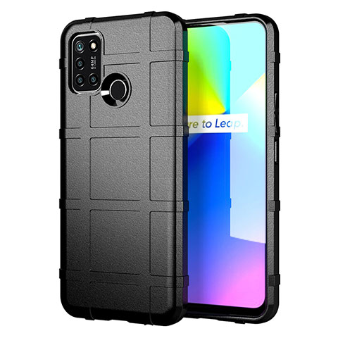 Funda Silicona Ultrafina Goma 360 Grados Carcasa S01 para Realme C17 Negro