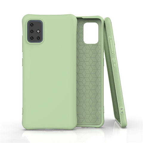 Funda Silicona Ultrafina Goma 360 Grados Carcasa S01 para Samsung Galaxy A51 4G Menta Verde