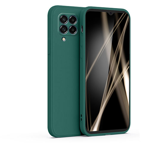 Funda Silicona Ultrafina Goma 360 Grados Carcasa S01 para Samsung Galaxy M22 4G Verde Noche