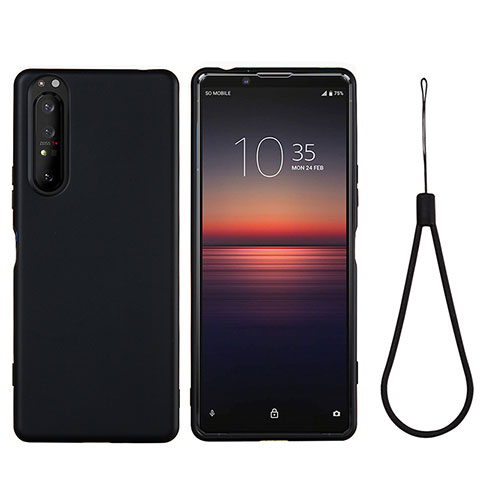 Funda Silicona Ultrafina Goma 360 Grados Carcasa S01 para Sony Xperia 5 IV Negro