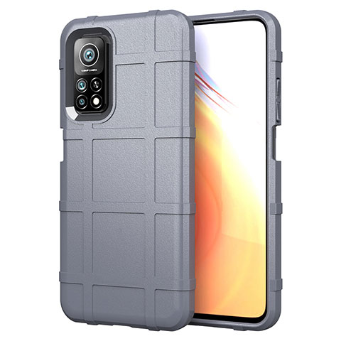 Funda Silicona Ultrafina Goma 360 Grados Carcasa S01 para Xiaomi Mi 10T 5G Gris