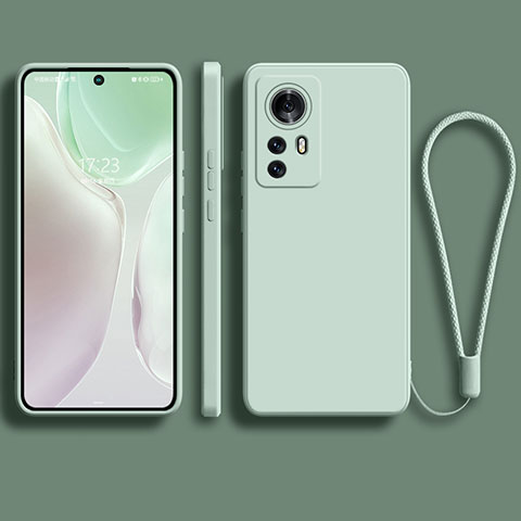 Funda Silicona Ultrafina Goma 360 Grados Carcasa S01 para Xiaomi Mi 12S Pro 5G Menta Verde