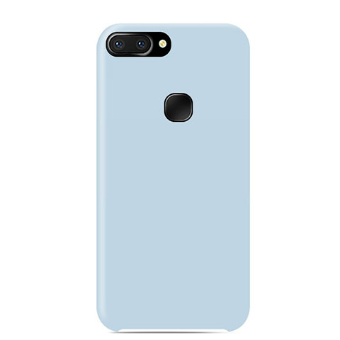 Funda Silicona Ultrafina Goma 360 Grados Carcasa S01 para Xiaomi Mi 8 Lite Azul Cielo