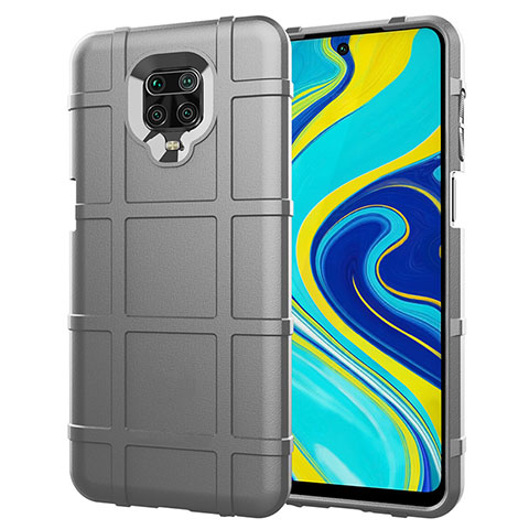 Funda Silicona Ultrafina Goma 360 Grados Carcasa S01 para Xiaomi Poco M2 Pro Plata