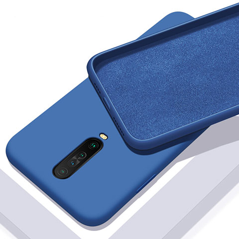Funda Silicona Ultrafina Goma 360 Grados Carcasa S01 para Xiaomi Redmi K30 5G Azul