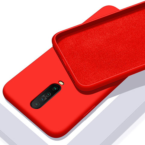 Funda Silicona Ultrafina Goma 360 Grados Carcasa S01 para Xiaomi Redmi K30 5G Rojo