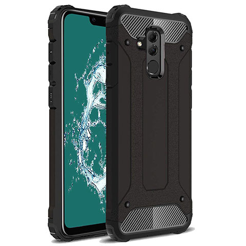 Funda Silicona Ultrafina Goma 360 Grados Carcasa S02 para Huawei Mate 20 Lite Negro