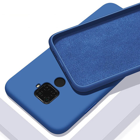 Funda Silicona Ultrafina Goma 360 Grados Carcasa S02 para Huawei Nova 5i Pro Azul