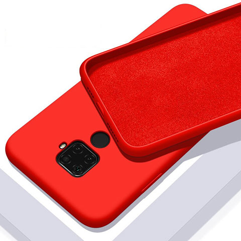 Funda Silicona Ultrafina Goma 360 Grados Carcasa S02 para Huawei Nova 5i Pro Rojo