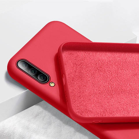 Funda Silicona Ultrafina Goma 360 Grados Carcasa S02 para Huawei P Smart Pro (2019) Rojo