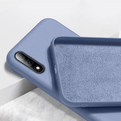 Funda Silicona Ultrafina Goma 360 Grados Carcasa S02 para Huawei Y9 Prime (2019) Morado