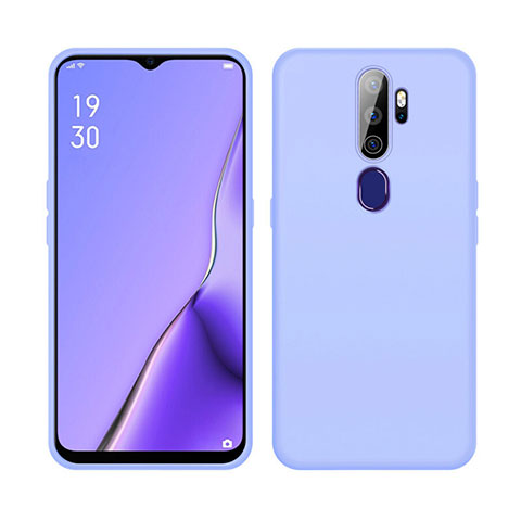 Funda Silicona Ultrafina Goma 360 Grados Carcasa S02 para Oppo A11 Morado