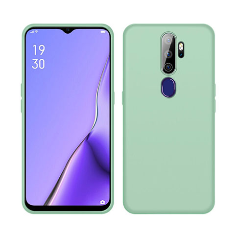 Funda Silicona Ultrafina Goma 360 Grados Carcasa S02 para Oppo A11X Verde