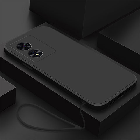 Funda Silicona Ultrafina Goma 360 Grados Carcasa S02 para Oppo F23 5G Negro