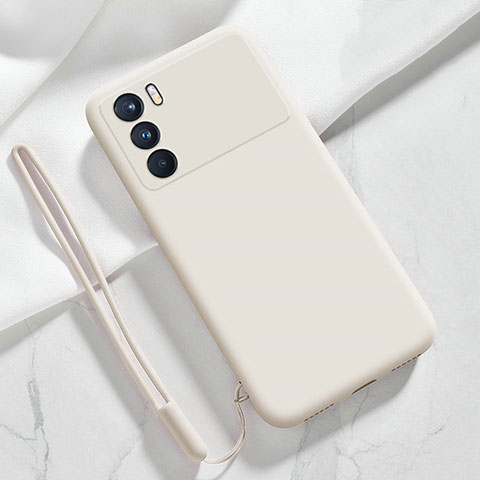 Funda Silicona Ultrafina Goma 360 Grados Carcasa S02 para Oppo K9 Pro 5G Blanco