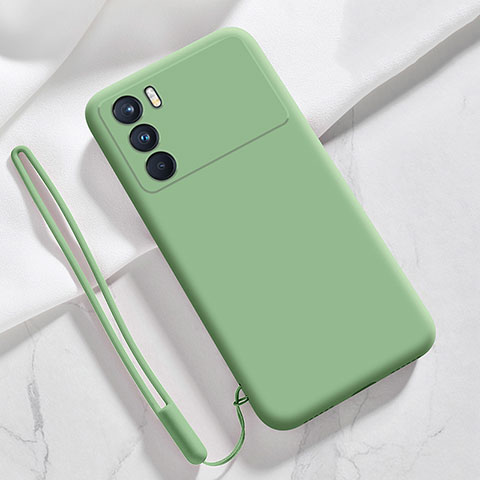 Funda Silicona Ultrafina Goma 360 Grados Carcasa S02 para Oppo K9 Pro 5G Menta Verde