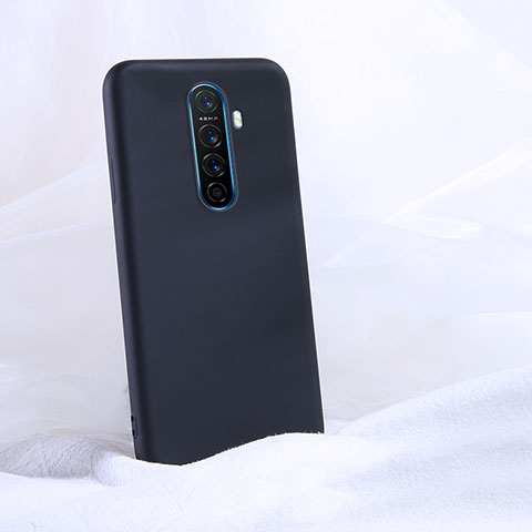 Funda Silicona Ultrafina Goma 360 Grados Carcasa S02 para Oppo Reno Ace Negro